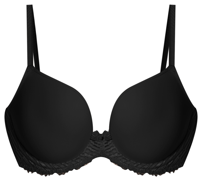 WACOAL 252805 WOMENS Flawless Comfort Contour T-Shirt Bra Black