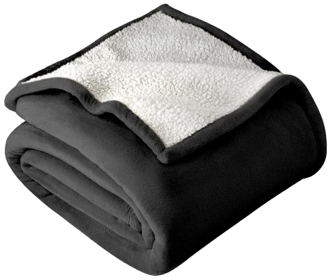 Fleece Sherpa Blanket, King