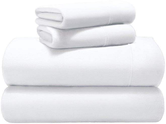 Micro plush Fleece Queen Sheet Set