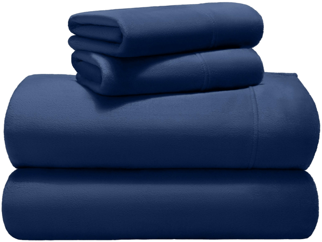 Micro plush Fleece Queen Sheet Set