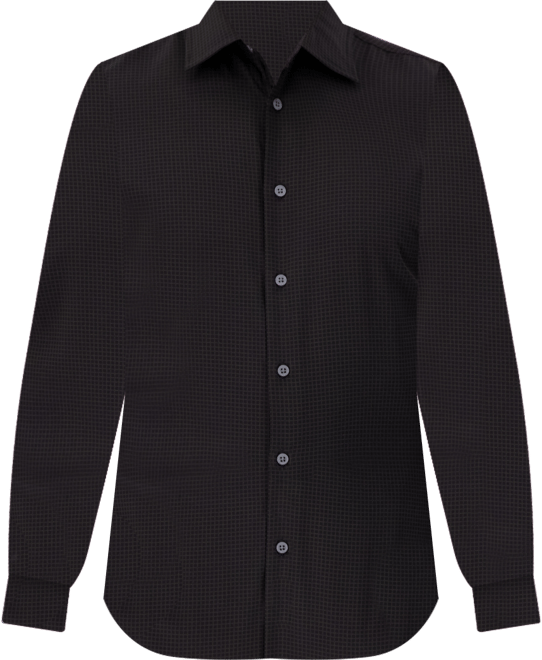 Men's Slim-Fit Tonal-Print Shirt