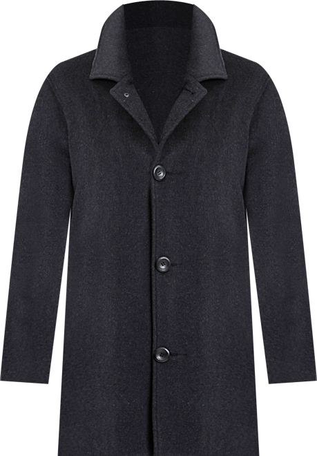 Men Justin Wool Blend Car Coat