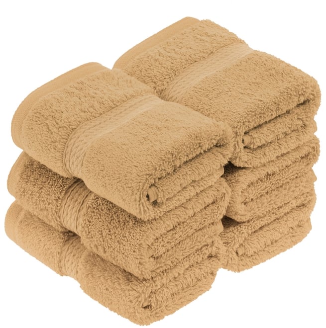 100% Egyptian Cotton 6-Pc Face Towel Set