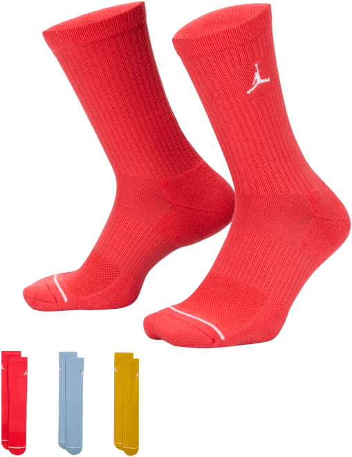 Jordan Everyday Crew Socks (3 pairs)