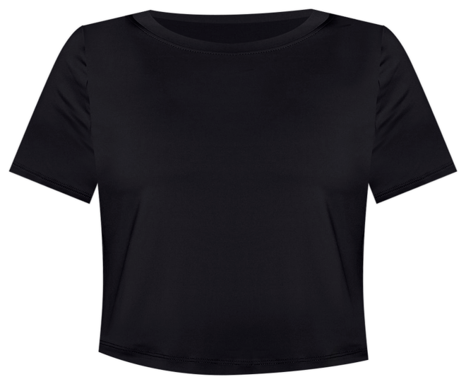 ナイキ ワン フィッテド ウィメンズ Dri-FIT ショートスリーブ クロップド トップ