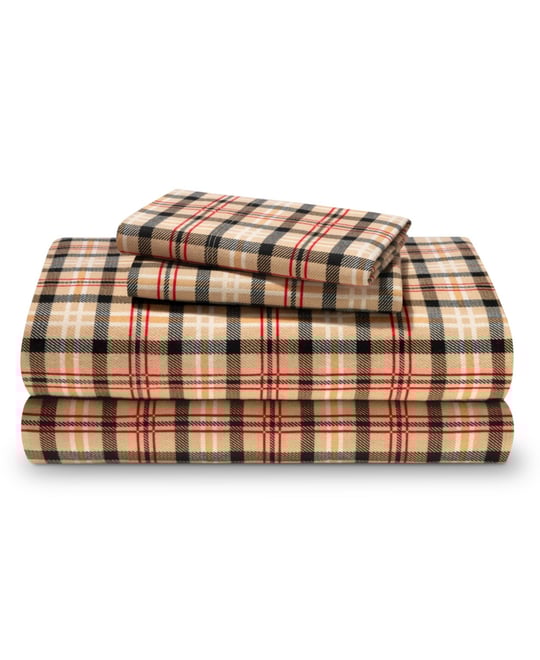 Printed Cotton Flannel Sheet Set