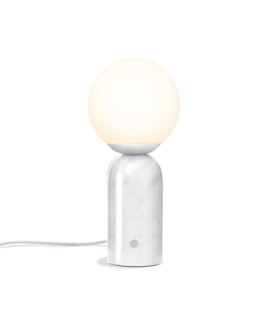 Mila Tall 15" Dimmable Led Table Lamp with Marble Base