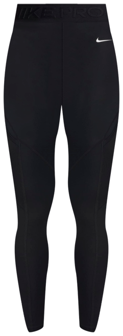 Nike Pro 7/8-Leggings mit mittelhohem Bund und Taschen für Damen