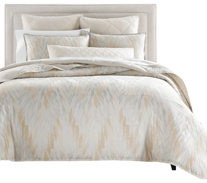 Textured Chevron 3-Pc. Comforter Set, Full/Queen, Exclusively at Macy's