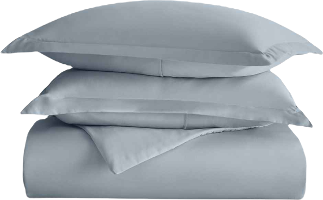 Double Brushed Solid Duvet Cover Set, King/California King