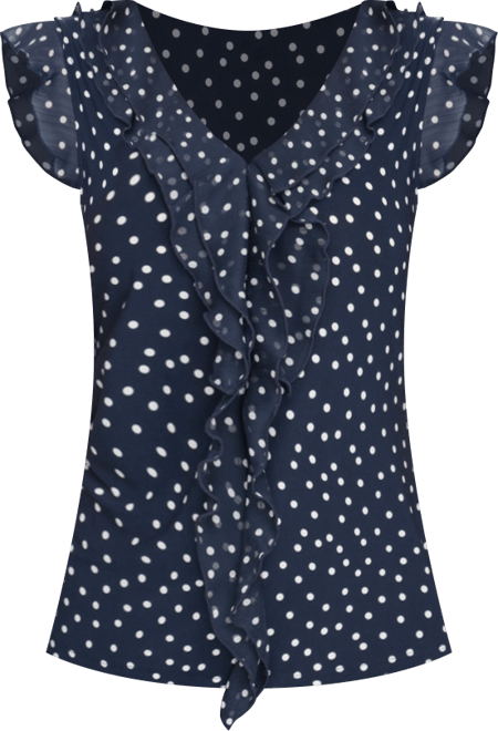 売れ筋商品|||トミー ヒルフィガー カットソー トップス レディース Women's Floral-Print Ruffle V-Neck Top Midnight/ Powder Tommy Hilfiger Women's Floral-Print Ruffle V-Neck Top - Macy's
