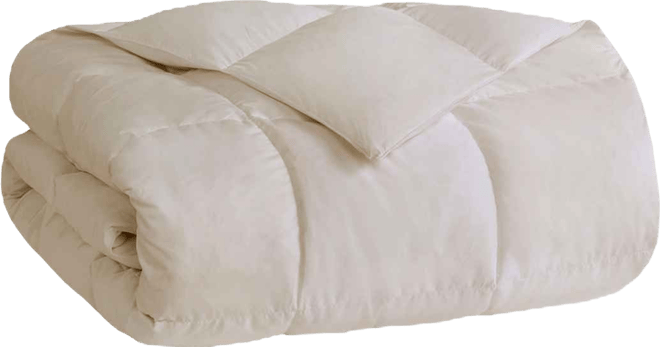 Heavy Warmth Goose Feather & Goose Down Filling Comforter, King/California King