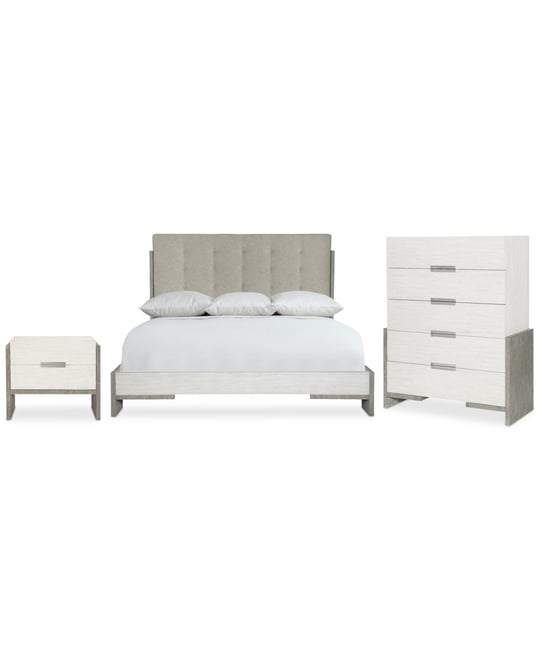 Fantasia 3pc Bedroom Set (California King Bed + Chest + Nightstand)