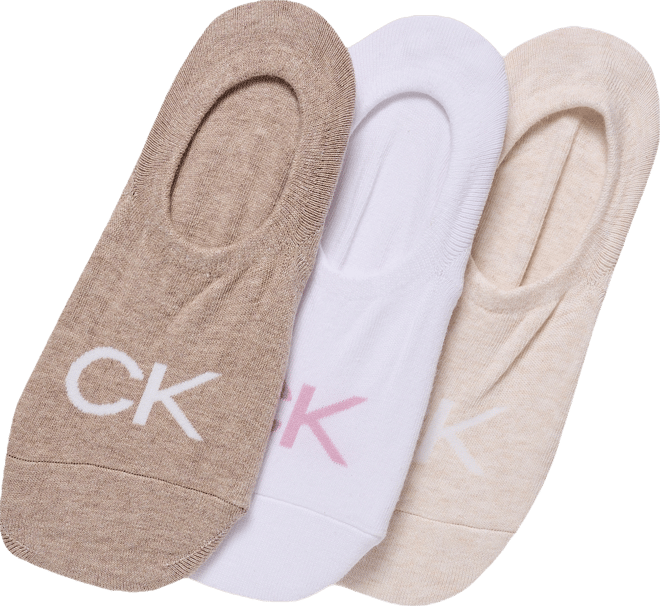 Women's 3-Pk. Logo Knit Liner Socks