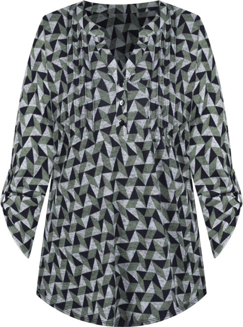 Women's 3/4 Roll Sleeve Top