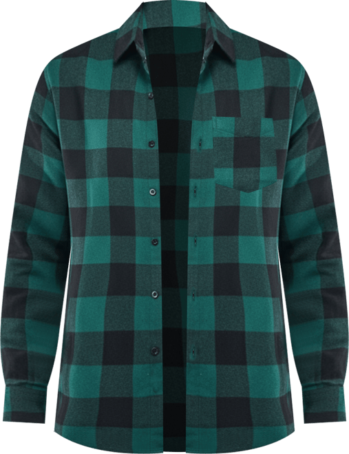 Men's Button Down Classic Fit Flannel Shirt