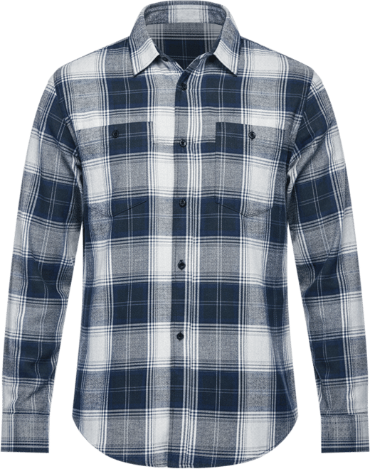Men's Button Down Classic Fit Flannel Shirt