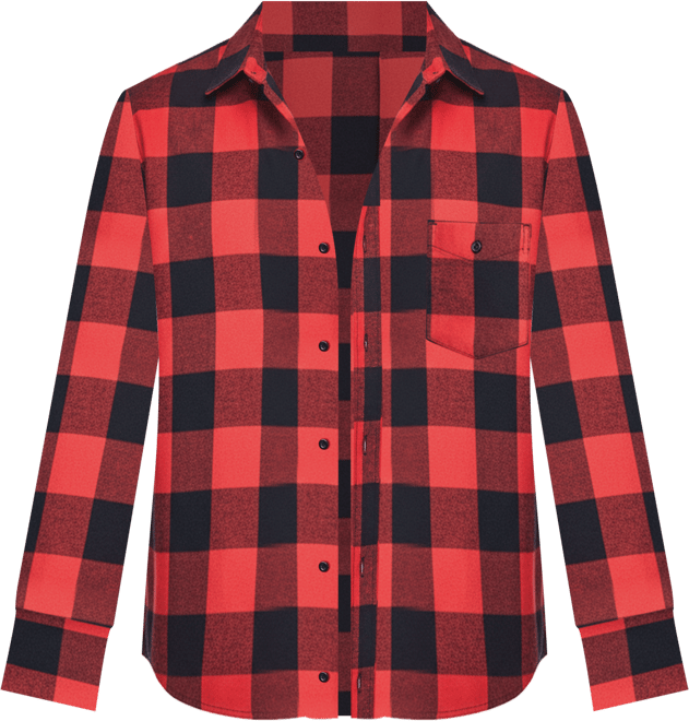 Men's Button Down Classic Fit Flannel Shirt