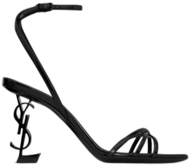 Saint Laurent Opyum Sandals in Glazed Leather Bloomingdale s