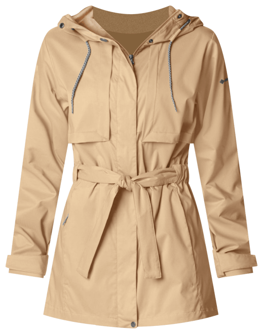 Columbia women's pardon clearance my trench rain jacket