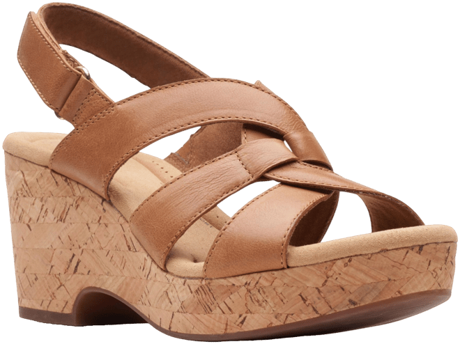 Women's Collection Giselle Beach Slingback Wedge Sandals