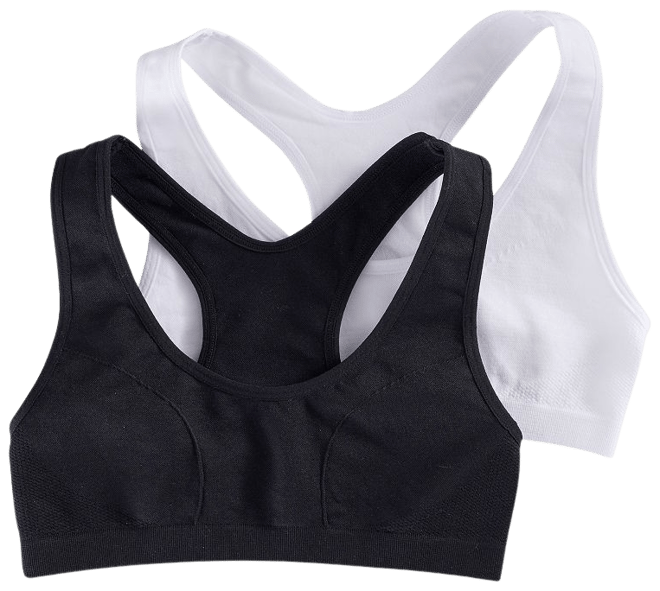 Girls 7-16 Maidenform® 2-pk. Seamless Racerback Sports Bras