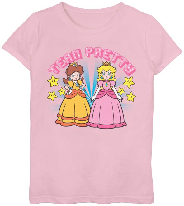 Princess Peach Girls T-Shirt Girls Tees Outfits Clothes for Girls 4-10Y :  : Clothing, Shoes & Accessories