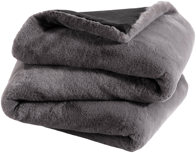 Dark grey fuzzy discount blanket