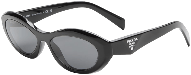 PRADA 2023AW CATEYE sunglasses シンボルサングラス Prada Logo Sunglasses Black (W) | eBay