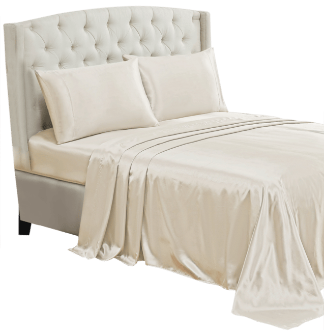 3 Piece Satin Sheet Set, Twin Xl