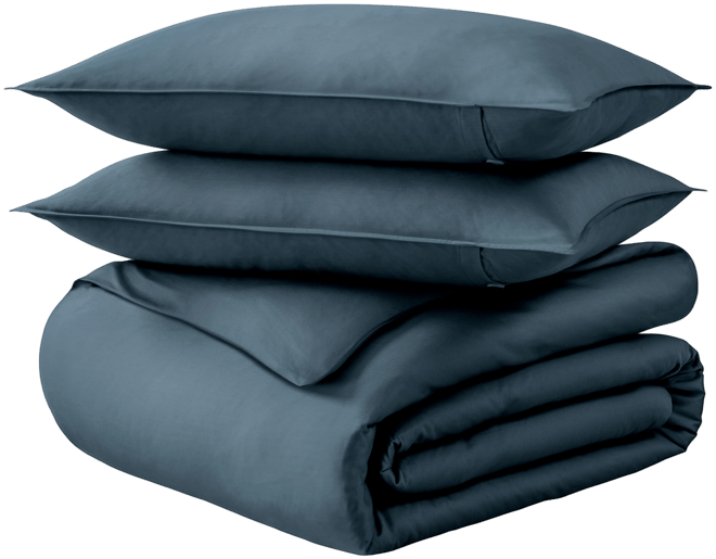 Organic Cotton Sateen Duvet Cover Set King/California King