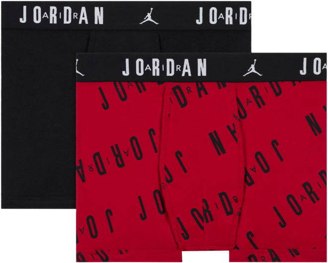Jordan Dri-FIT Cotton Essentials Big Kids' Flight Boxer Briefs (2-Pack)
