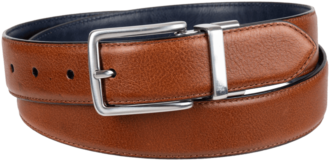 Men's Reversible Leather Dress Belt