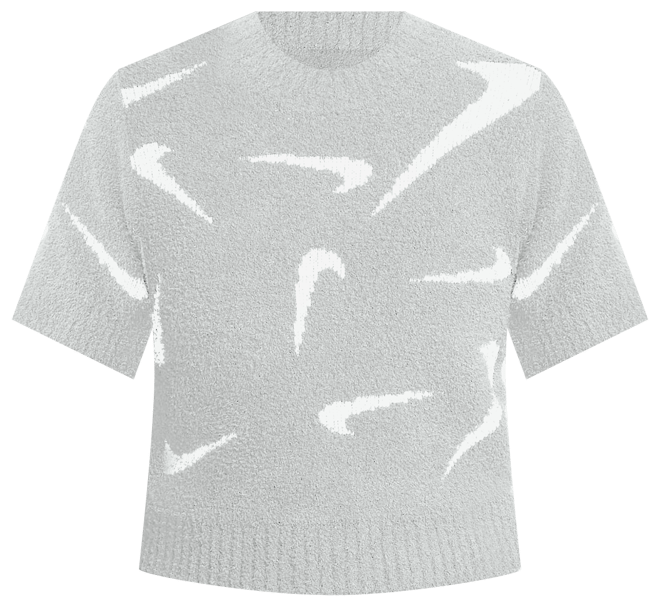 Nike Sportswear Phoenix Cozy Bouclé Women's Slim Cropped Knit Short-Sleeve Top