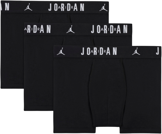 Jordan Flight Katoenen boxershorts voor kids (3 stuks)
