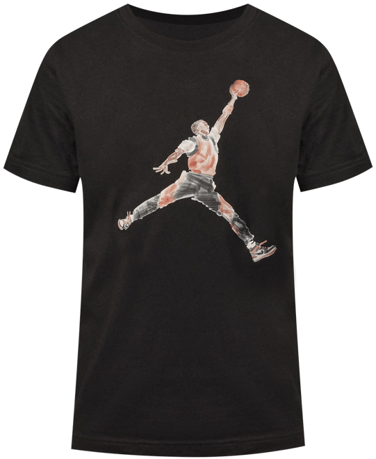 Jordan Watercolor Jumpman Big Kids' Graphic T-Shirt