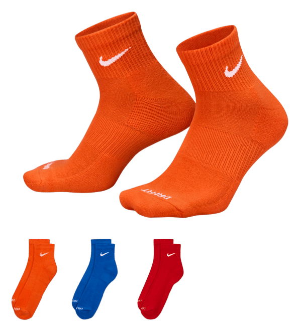Nike Everyday Plus Cushioned Training Ankle Socks (3 Pairs)