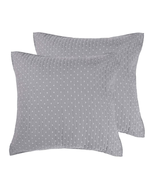 Cross Stitch Stitching 2-Pc. Sham Set, European