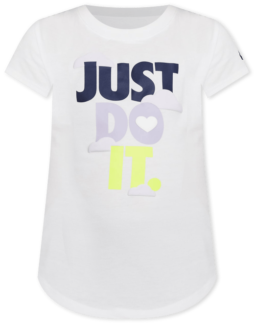 Nike Sweet Swoosh "Just Do It" Little Kids' Graphic T-Shirt