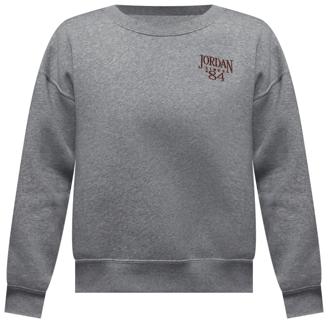 조던 브루클린 플리스 여성 크루넥 스웻셔츠