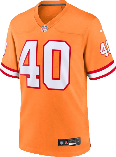 Big Boys  Mike Alstott Orange Tampa Bay Buccaneers Retired Player Game Jersey