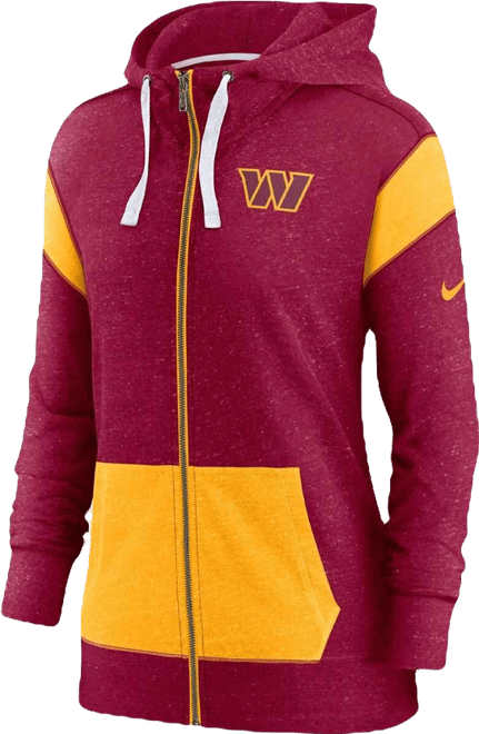 Women's  Burgundy, Gold Washington Commanders Monaco Lightweight Full-Zip Hoodie