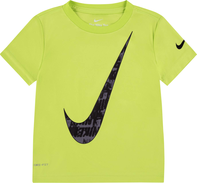 Lime green nike toddler 2024 shirt