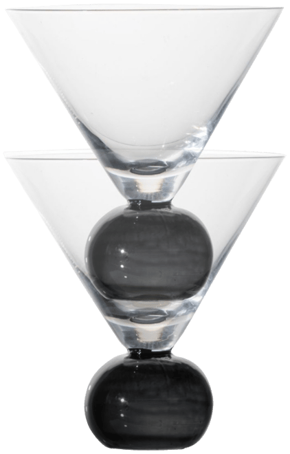 Spice Martini Glasses, Set of 2