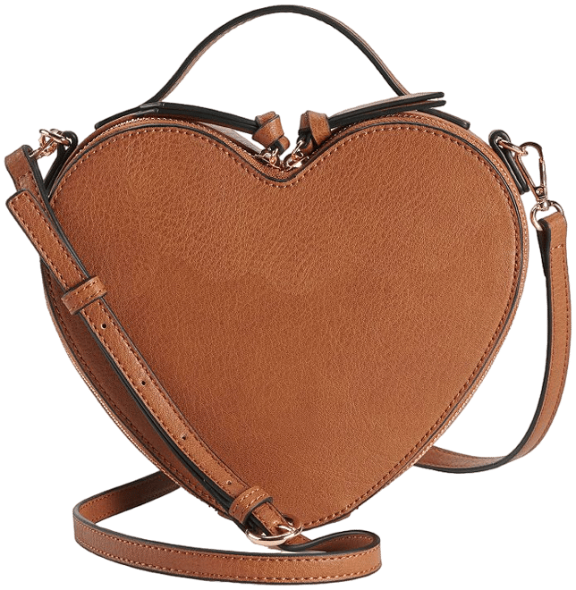 Heart-shaped Shoulder Bag