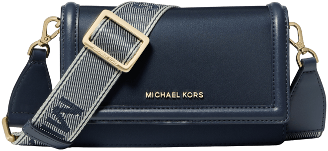 Michael Kors Logo Small Nylon Crossbody with Webbing Strap