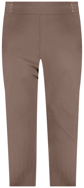 Plus & Petite Plus Size Tummy Control Pull-On Slim-Leg Pants, Exclusively at Macy's