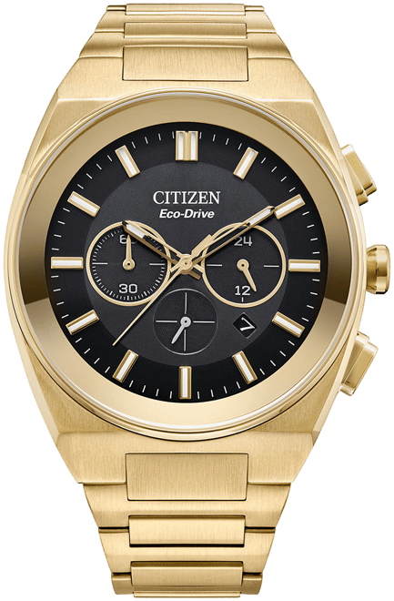 Citizen Modern Axiom Mens Chronograph Gold Tone Stainless Steel Bracelet Watch Ca4582 54e JCPenney