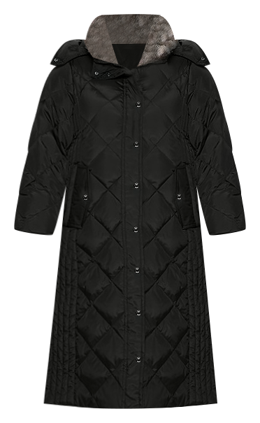 Women's tower by london fog hooded quilted puffer down maxi coat new arrivals