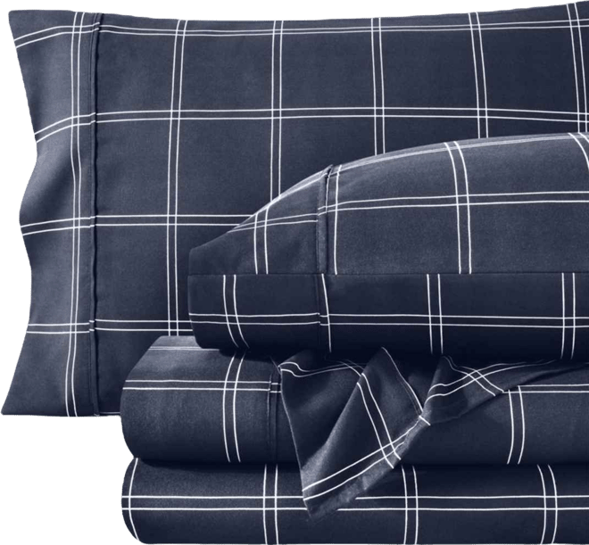 Ultra-Soft Double Brushed Print King Sheet Set